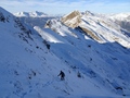 Afdalingspoging richting Gürgaletsch
