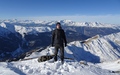 Stijn op de Parpaner Schwarzhorn