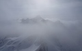 Löcherkogel door de wolken
