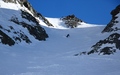 Afdaling in het couloir