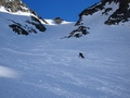 Afdaling in het couloir