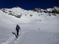 Beklimming richting Piz Calderas
