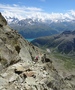 Afdaling van de Piz Julier