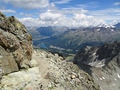 Afdaling van de Piz Julier