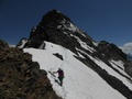 Afdaling van de Piz Mitgel