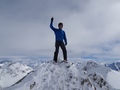 Stijn op de Piz Piot (Skigipfel)