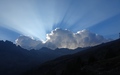 Zonlicht en wolken