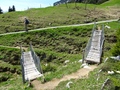 Dubbele hangbrug...