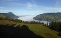 Wolken boven de Zugersee