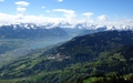 Uitzicht richting Berner Oberland