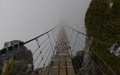 Salbitbrücke in de mist