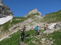 Beklimming richting Rotsteinpass