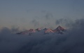 Aletschhorn bij zonsopkomst