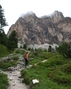 Beklimming richting Forcella della Piza