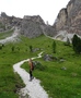 Beklimming richting Forcella della Piza