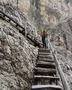 Beklimming richting Forcella della Piza