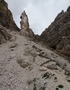 Beklimming richting Forcella della Piza
