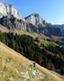 Uitzicht richting Alp Tschingla