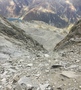 Piz Vallatcha afdaling