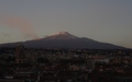 Etna bij zonsondergang