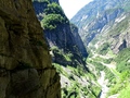 Kabels van de voormalige via ferrata