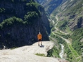 Uitzicht over de Gondoschlucht