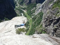 Uitzicht over de Gondoschlucht