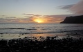 Talisker Bay zonsondergang