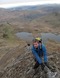 Steve op de beklimming van Crib Goch