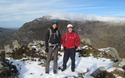 Ben en Rich op Tryfan North Ridge