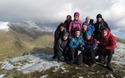 Groepsfoto op Yr Aran