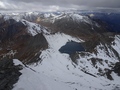 Uitzicht richting Piz Medel en Piz Vial
