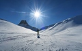 Beklimming richting Spitzmeilenfurggel