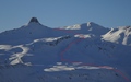 Route richting Spitzmeilen en Wissmilen