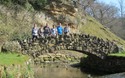 Groepsfoto in Studley Royal Park