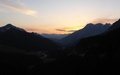 Zonsondergang vanop de Ofenpass