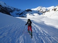 Beklimming richting Tierberglihütte