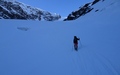 Beklimming richting Tierberglihütte