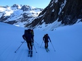 Beklimming richting Tierberglihütte