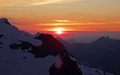 Tierberglihütte zonsondergang