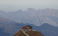 Hörnlihütte met Sichelchamm, Gamsberg en Alvier