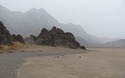 The Grandstand op Racetrack Playa