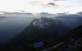 Terugblik richting Via Alta Val Carassino