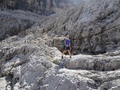 Afdaling richting Rifugio Brentei