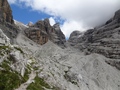 Uitzicht richting Bocca di Tuckett