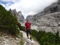 Uitzicht richting Bocca di Tuckett