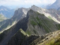 Schwarzhorn, Naafkopf vanop de Vorder Grauspitz