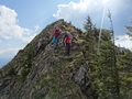 Afdaling van de Melkspitze