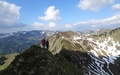 Afdaling van de Melkspitze