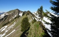 Terugblik richting Kreuzspitze